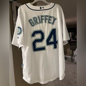 Ken Griffey #24 Seattle Mariners Authentic Collectors Baseball Jersey